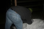 Bottom's up!
(Michelle came up with that one)