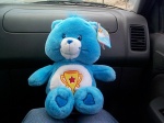 Champ bear, the Xterra mascot and Christmas gift from Nicole.