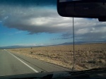 The clouds and rain appeared literally (no joke) as soon as we crossed the border to NM.  It was a nice drive.