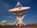 To give you persepctive, Jack is standing about 10 feet in front of the dish in this photo.