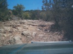 This is the toughest part of the Gardner Canyon trail, proper.