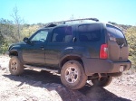 Here's the X.  Notice it has no scratches yet.