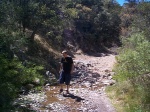 Brett looking at water.
