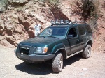 Jack and a Rock near Gunsight Pass.