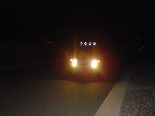 Just my headlights.
