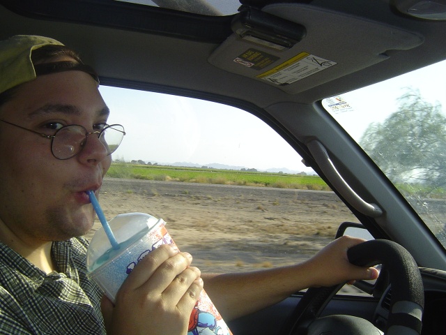 The sweet taste of victory.   This Icee eventually made me ill.