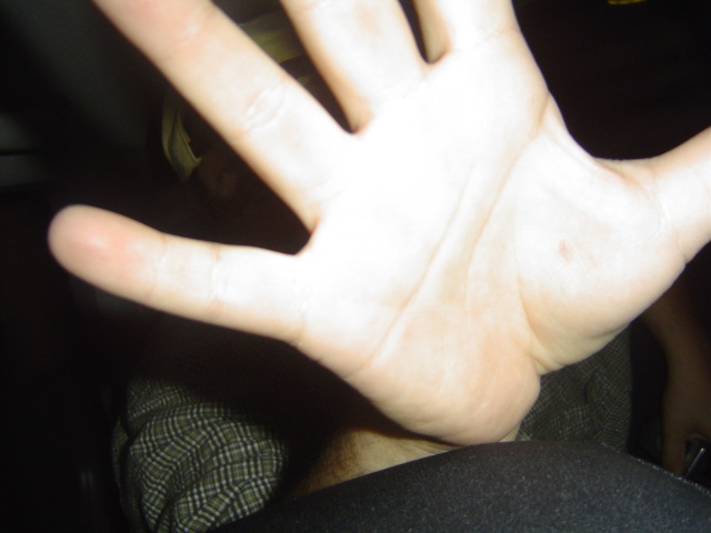 Talk to the hand.