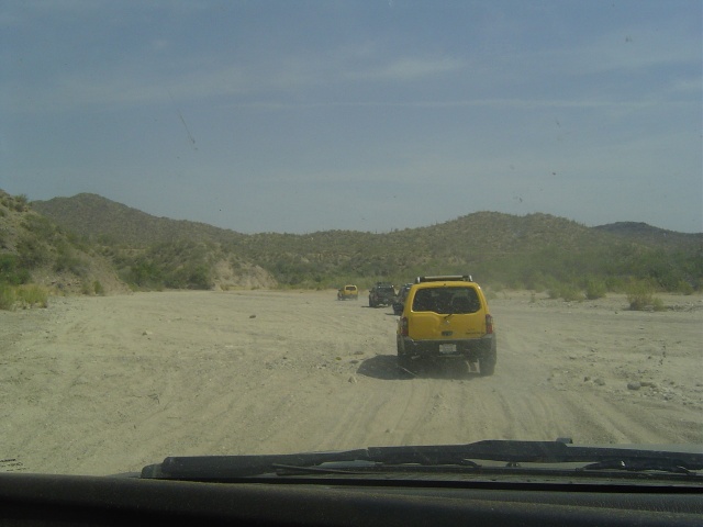 Now it's sandy...4WD to the rescue!
