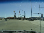 A busy Willcox intersection.
