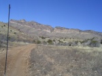 A view of the mountains.