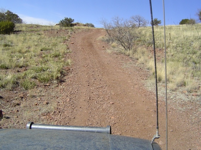 A view up the road.