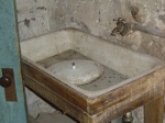 The modern running water.