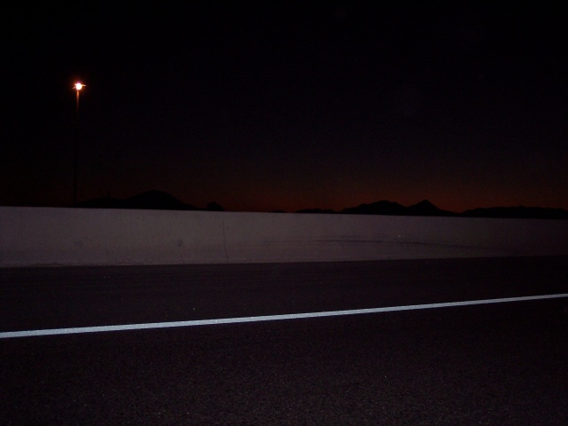 Concrete nightime.