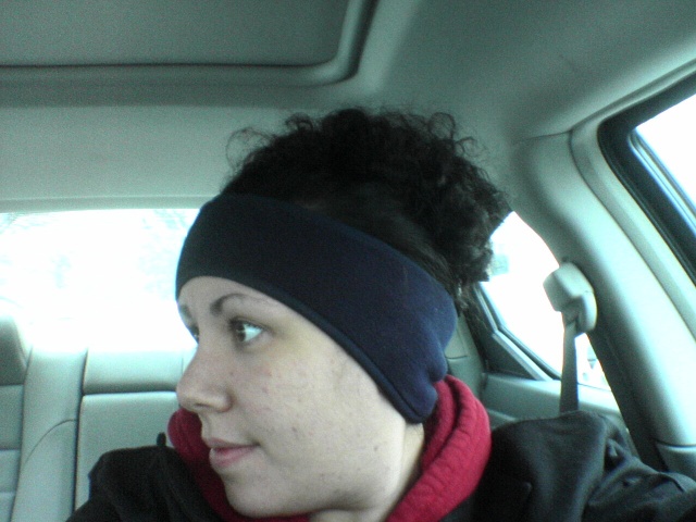 Tyler, this is how you wear an ear warmer...so cute!