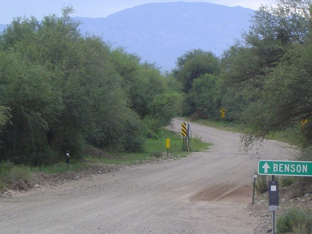 Matt, jack, and I re going to Benson on this road.