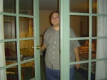 Me opening the doors to the balcony at the Ritz Carlton, er Sunburst Resort in Scottsdale.