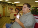 Me and Nicole @ In N Out...after like a 7 hour drive from the Ritz.