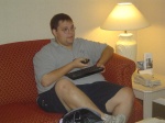 Me, in the suite, at the Fabulous Radisson Woodlands.