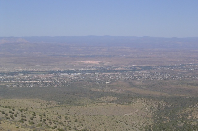 An even better view from the trail up Mingus.