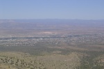 An even better view from the trail up Mingus.