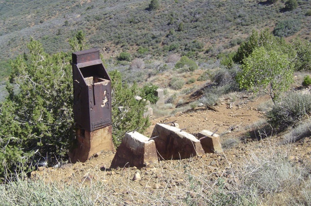 Part of a mining building.