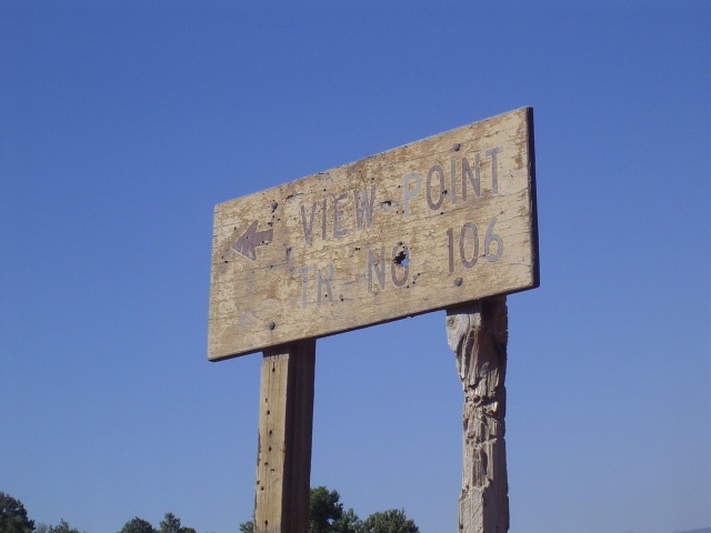 A sign.