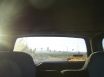 The stoplight at Mingus Mountain Road in Cottonwood.  We drove offroad up one side and then on asphalt through Jerome down the other.