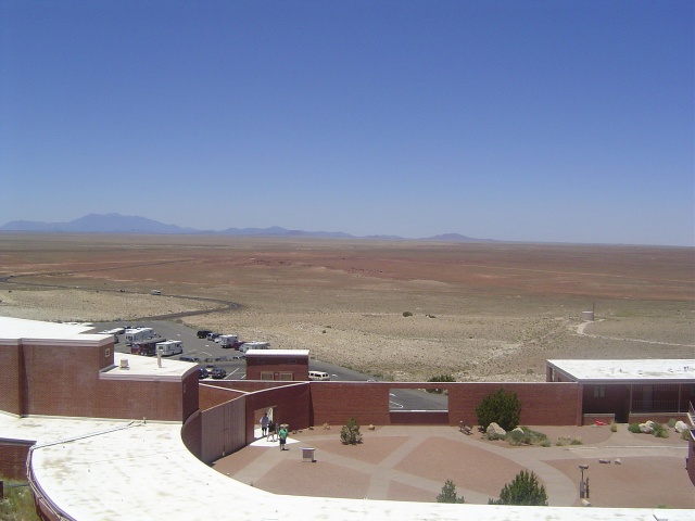 The visitor's center.