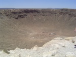 Again, the crater.