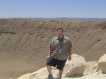 Me at the crater.