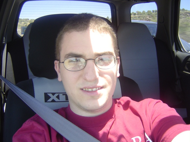 Jack, taking a photo of himself.