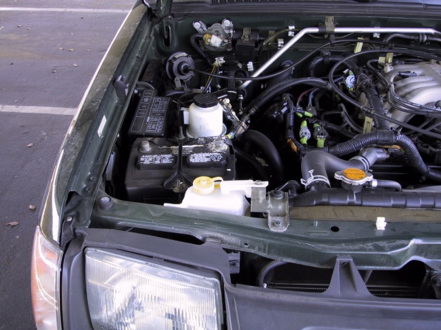 The engine of my (as of then) stock Xterra.