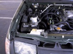 The engine of my (as of then) stock Xterra.