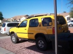 Craig Elden's Xterra.  He helped me do the SLR lift.
