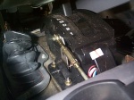 What the shifter looks like with the top off.