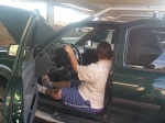 Me, sitting where the seat should be.