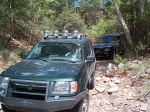 One of the medium-rocky river crossings.  Dry. :(