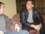 Alux and Phil conversing on diverse topics.