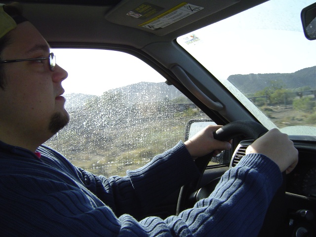 Me, driving.