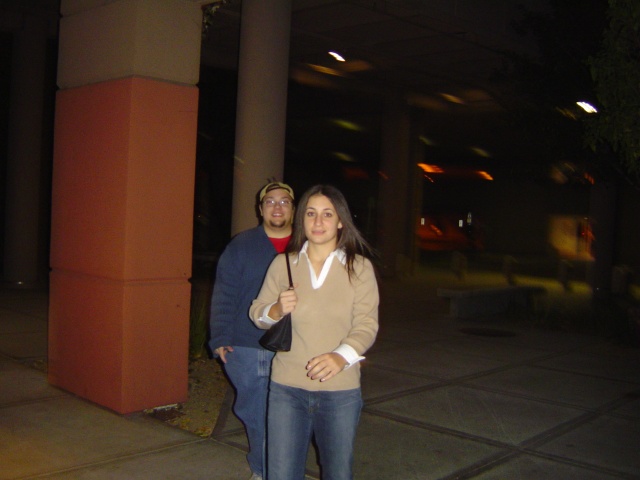 Nicole and I are standing approximatly 3 miles (4.8 KM) from the camera.