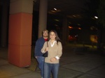 Nicole and I are standing approximatly 3 miles (4.8 KM) from the camera.