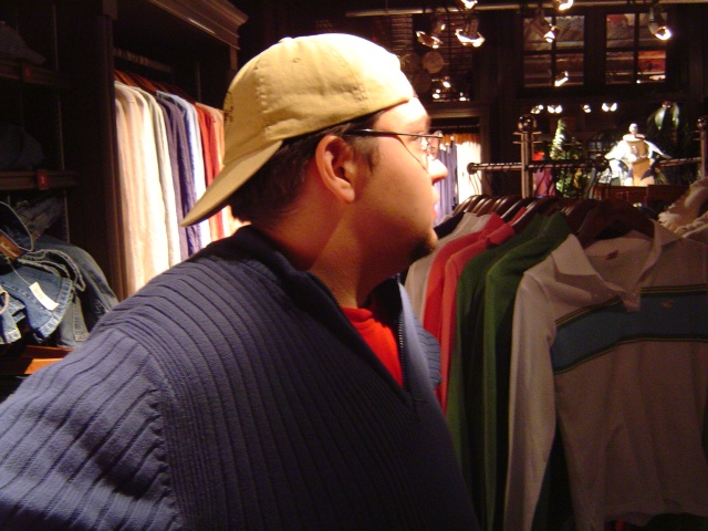 Clothing store.