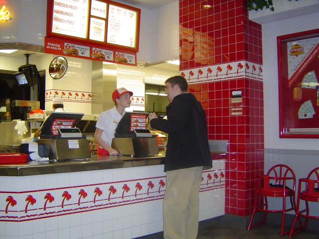 Jack ordering at INO. Fin.